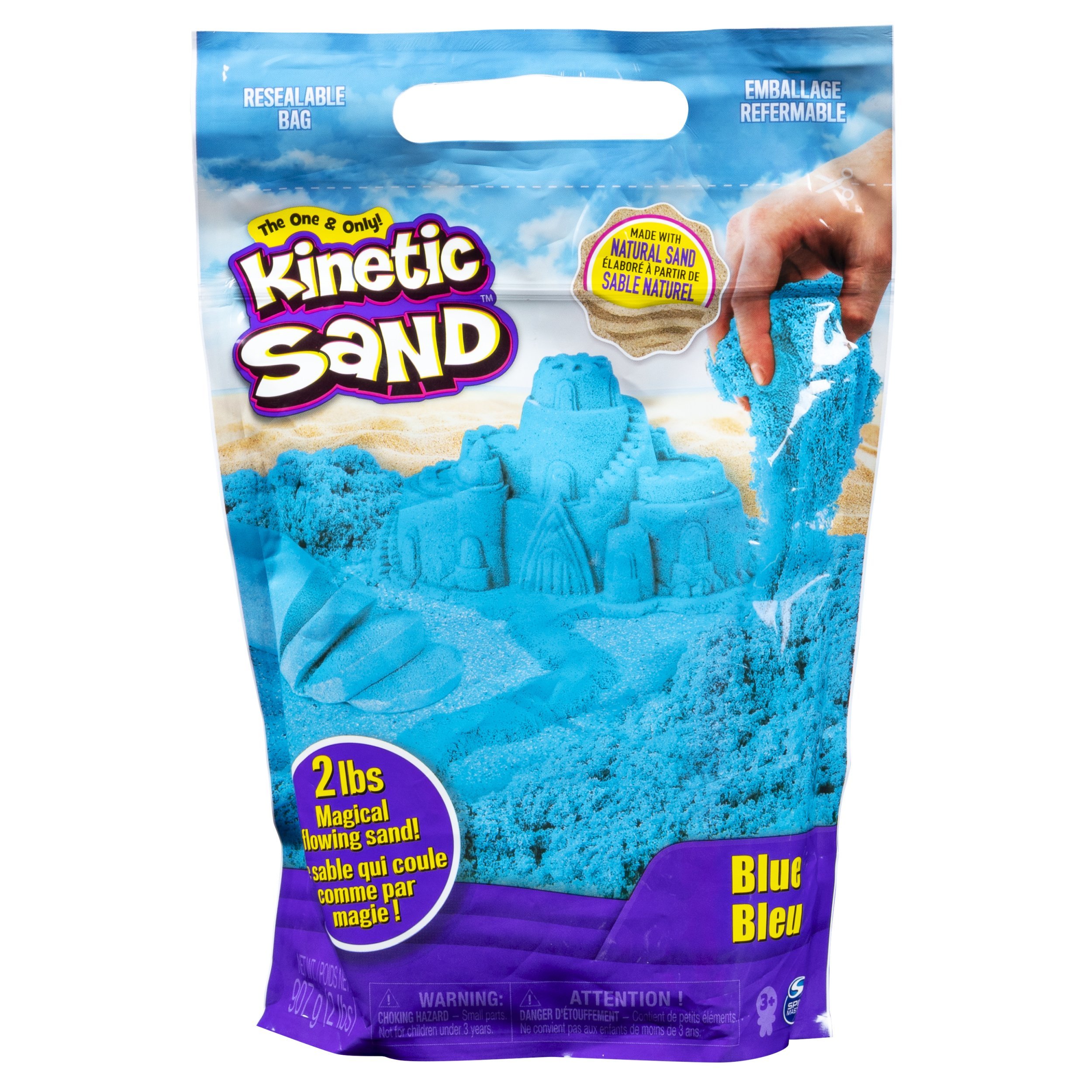 

Песок для детского творчества Kinetic Sand Colour Синий 907 г (71453B)