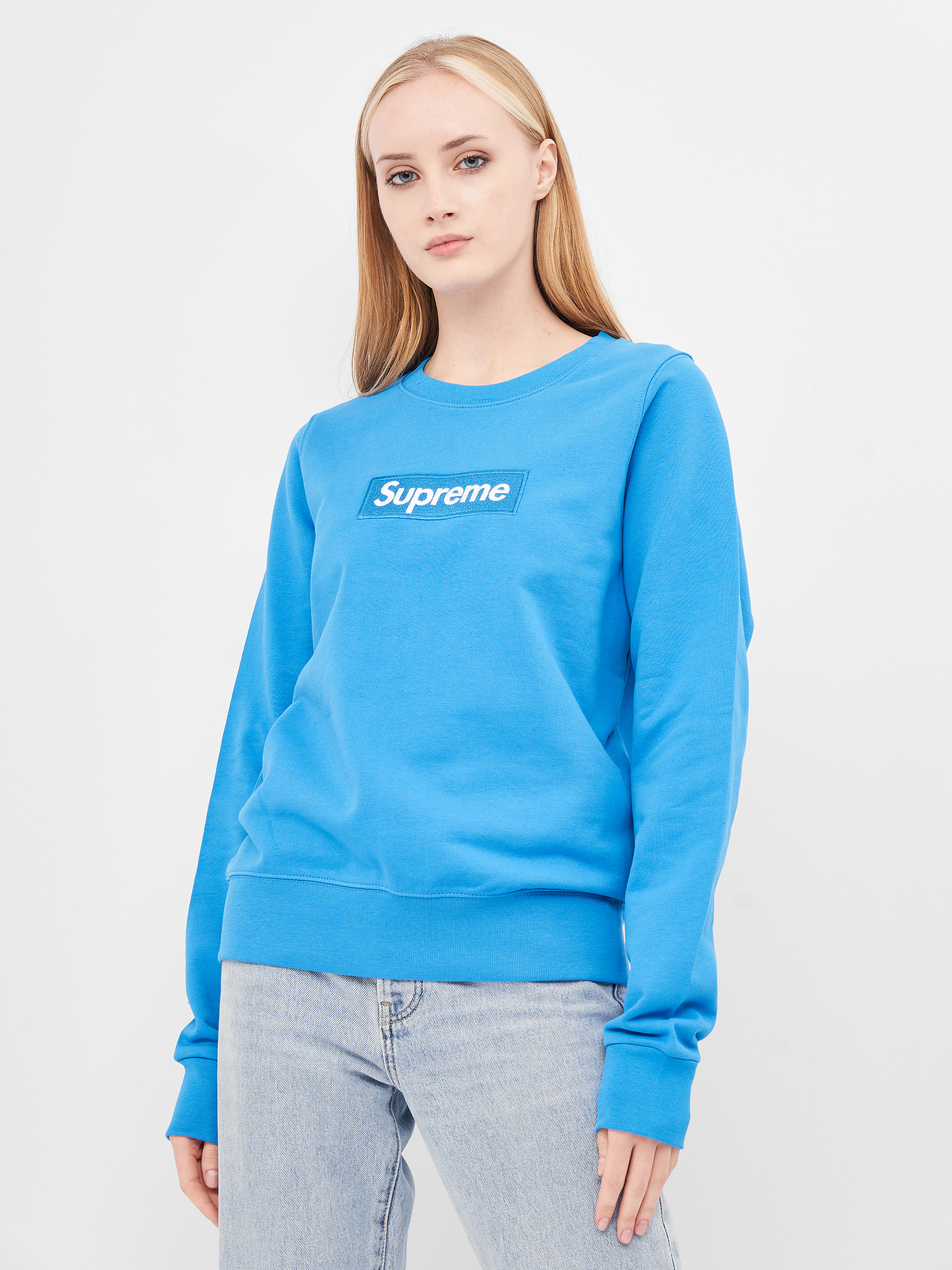 

Свитшот Supreme 10360.2  (44) Бирюзовый, Свитшот Supreme 10360.2 M (44) Бирюзовый