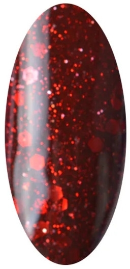 Гель-лак для ногтей Shade Gel Polish G G024 - Бордовый с блестками (8 ...