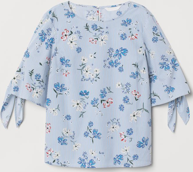 

Блузка H&M 07455229 32 Голубая