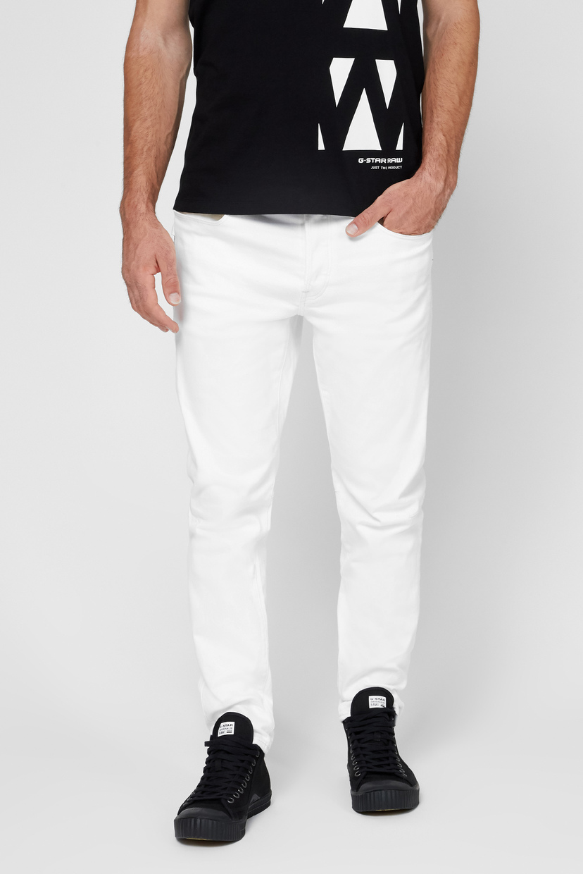 

Мужские белые джинсы Citishield 3D slim G-Star RAW 31-32 D17287,C295