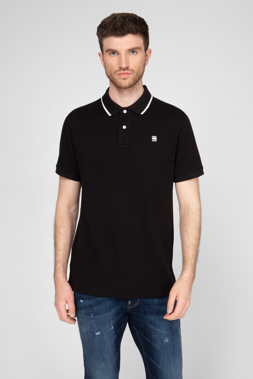 

Мужское черное поло Heavy jersey G-Star RAW S D16486,C112