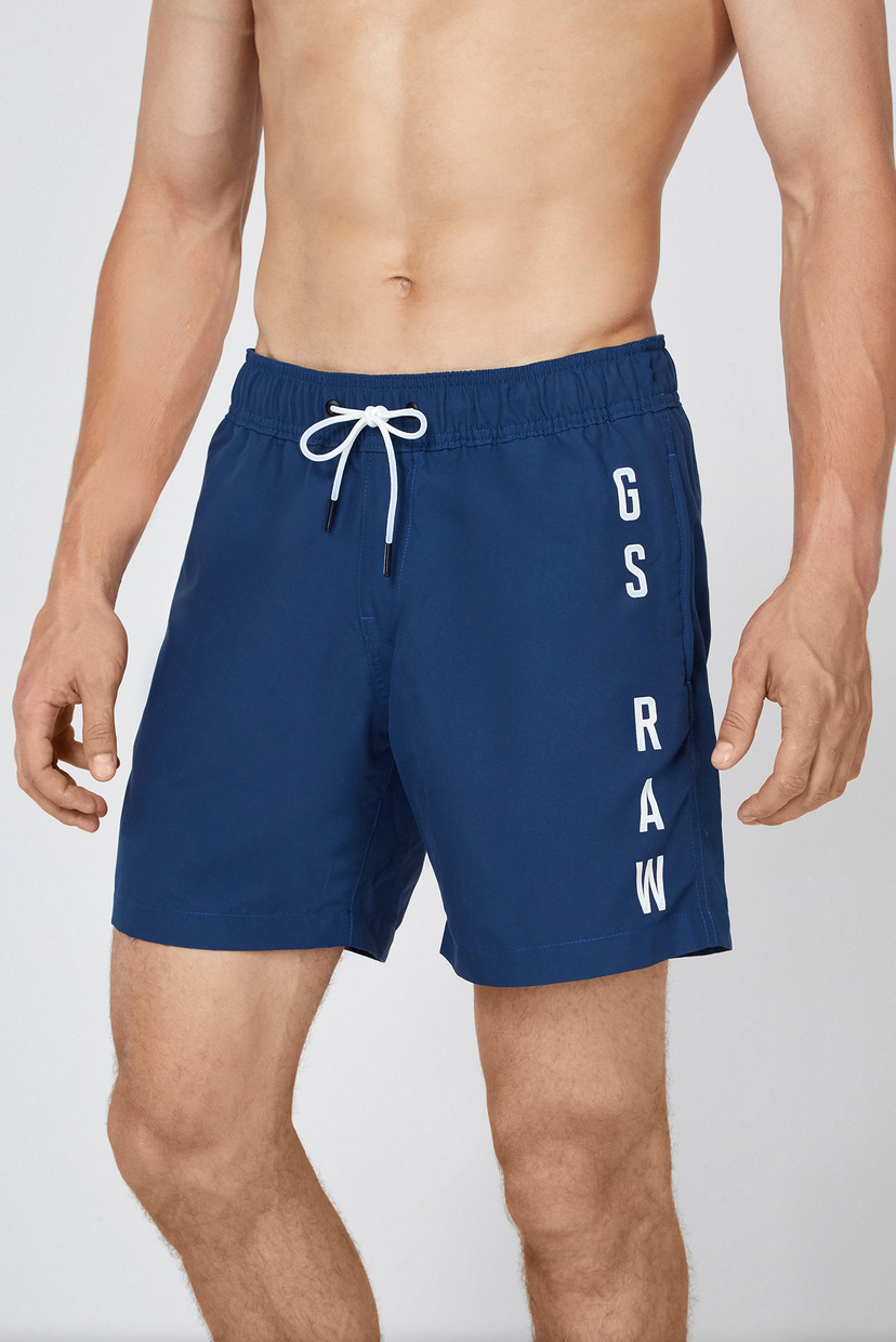 

Мужские синие плавательные шорты Dirik solid G-Star RAW S D17448,A505