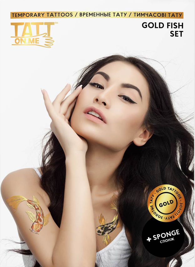

Временные тату TATTon.me Gold Fish Set (TSGoldFish) (4820191131729)