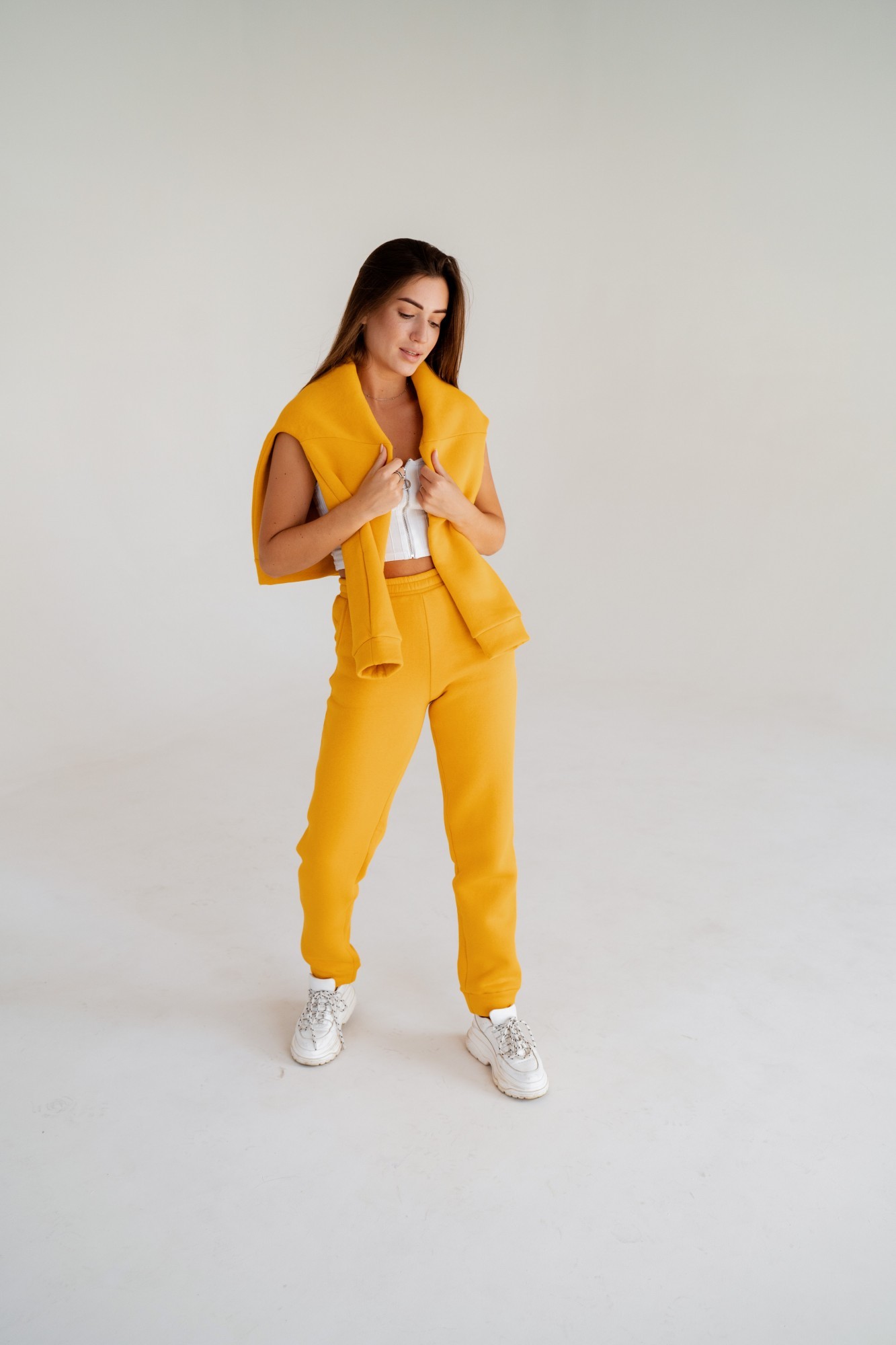 

Костюм спортивный утеплённый MON VOL One Size XS-M апельсиновый 0526