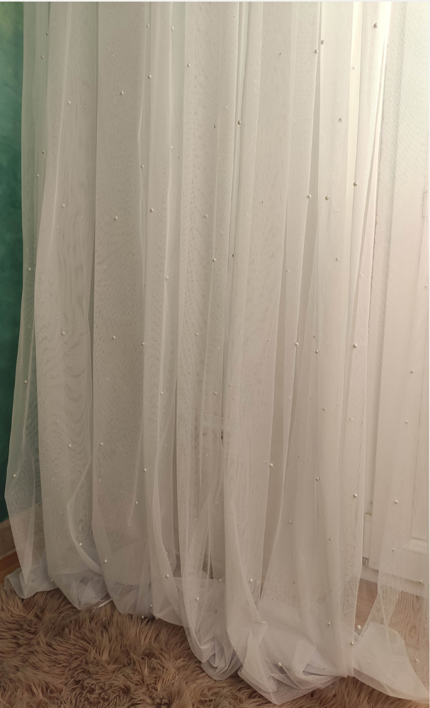 

Тюль грек Декор-Ин Жемчужина 290x500 см Белый (Vi 100519)