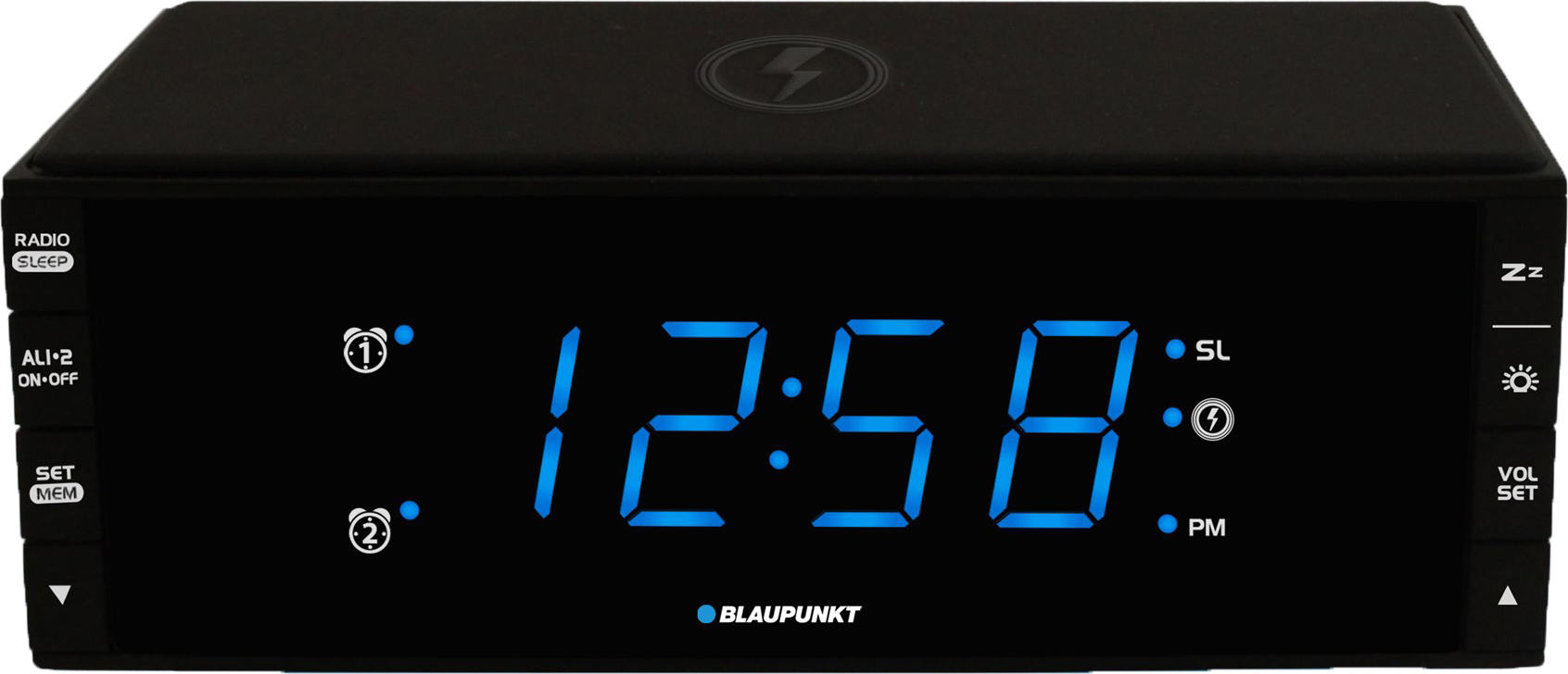 Радиоприемник Blaupunkt radio Clock Digital Black (CR55CHARGE) фото