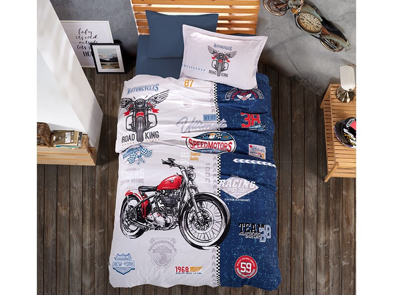 

Комплект постельного белья Clasy Ранфорс Road King 160x220