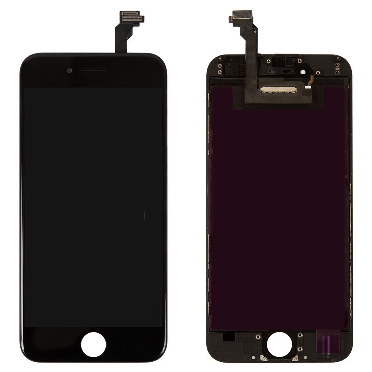 Дисплей Apple iPhone 6 з сенсором (Чорний) Відновлений оригінал – фото ...