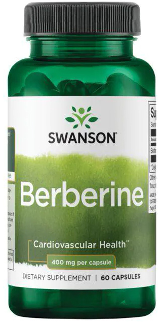 Берберин для снижения сахара в крови Swanson Berberine 400 мг 60 капсул ...