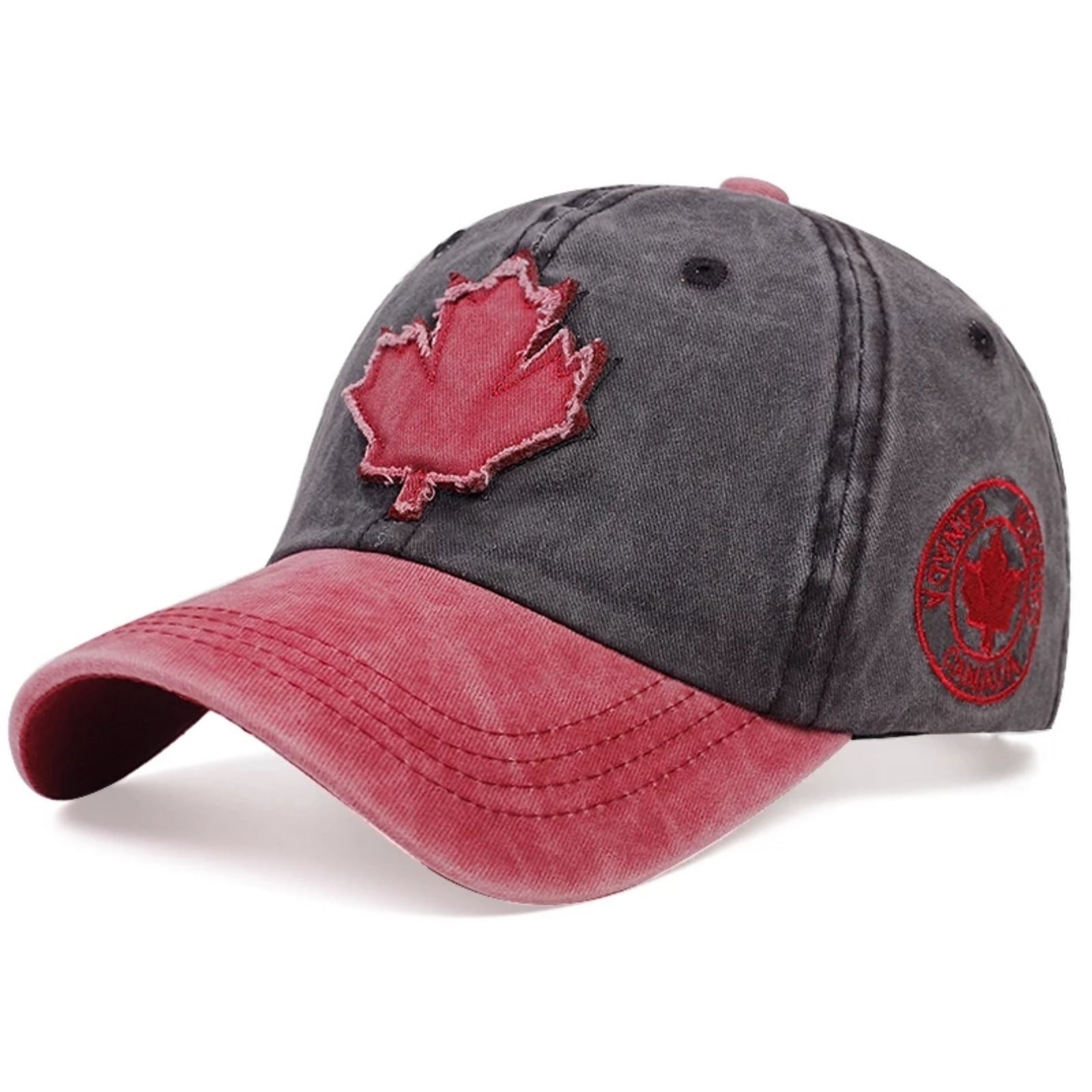 

Кепка бейсболка Canada (кленовый лист) Черная, Унисекс