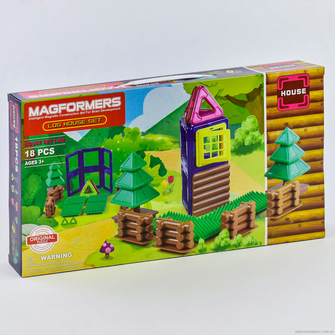 

Магнитный конструктор "MAGFORMERS" 18 деталей
