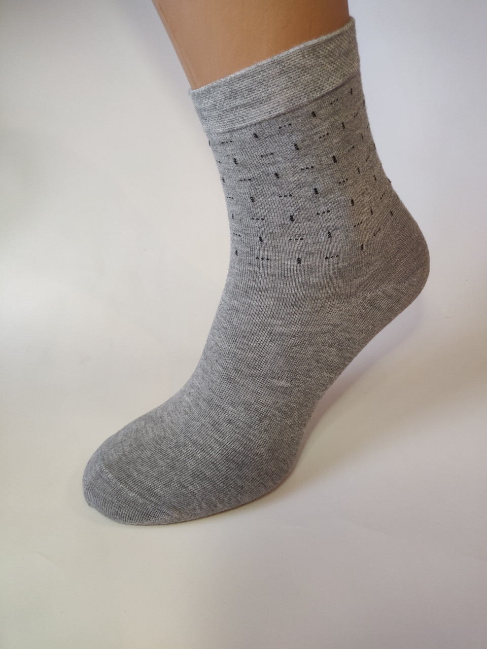 

Мужские носки - Серые с черным 65, Мужские носки 39-43 Серые с черным 65