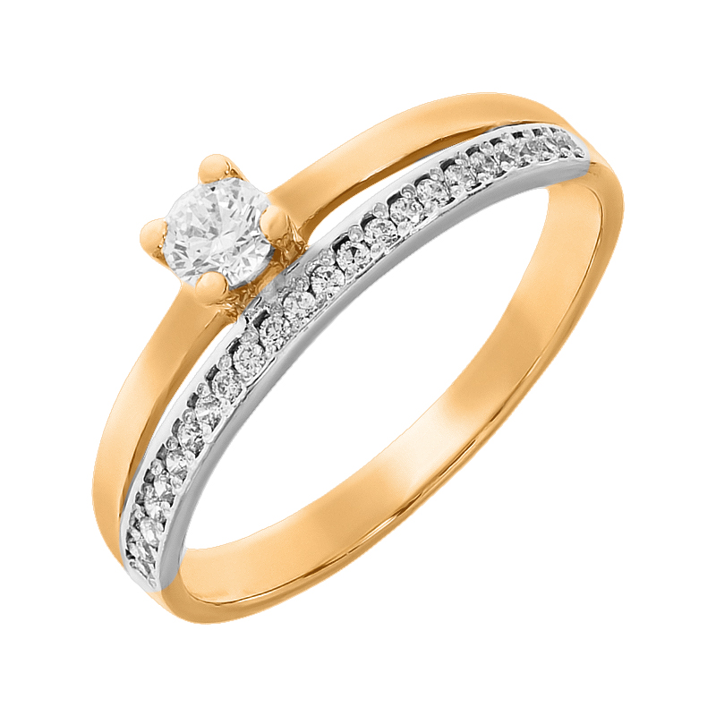 

Кольцо помолвочное Diamant к2572 15.0