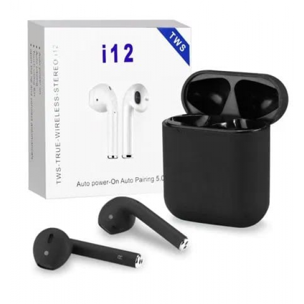 

Беспроводные Bluetooth наушники HBQ I12 PREMIUM black