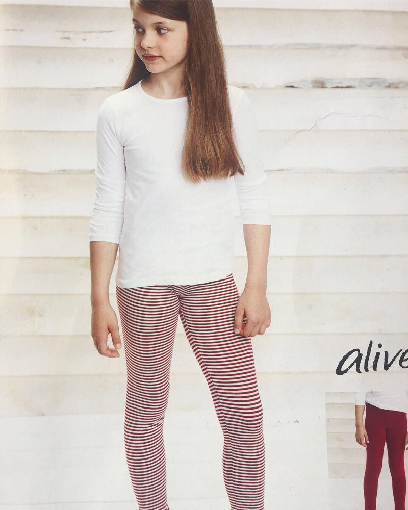 

Лосины Alive 110/116 Бело-бордовый (AlLOS bordo-white 110/116)