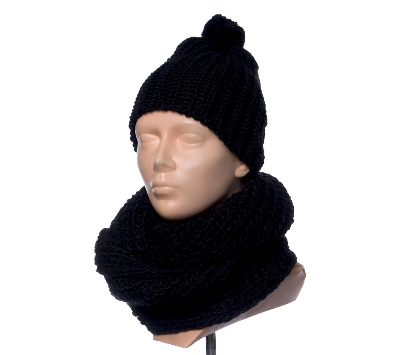 

Комплект шапка/хомут No brand Хомут - П/О: 50*30см Шапка - all size Черный (KSH black Хомут - П/О: 50*30см Шапка - all size)