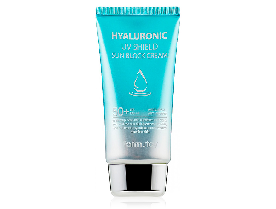 Зволожуючий сонцезахисний крем для обличчя FarmStay Hyaluronic UV ...