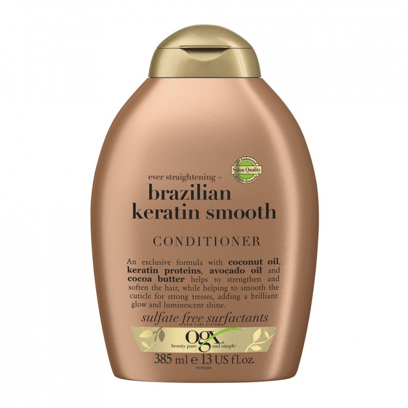 Кондиционер для волос OGX Brazilian Keratin Smooth для укрепления волос ...