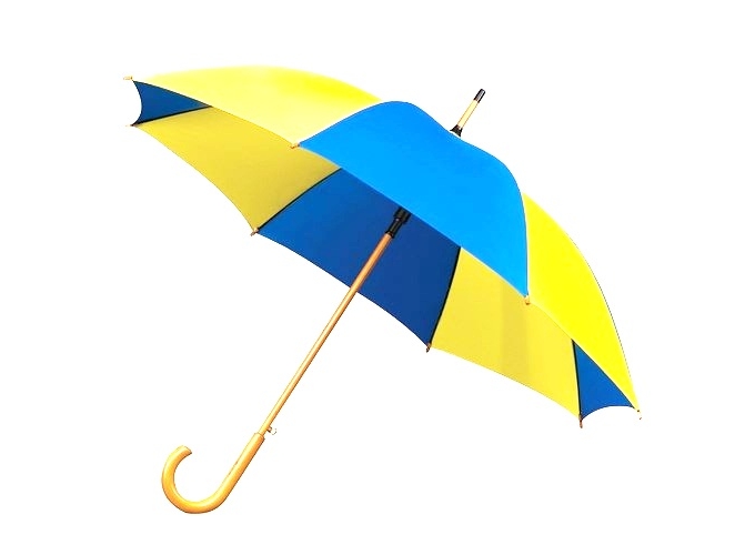 

Зонт трость крючок Love Rain Желто - Голубой 140-1382710