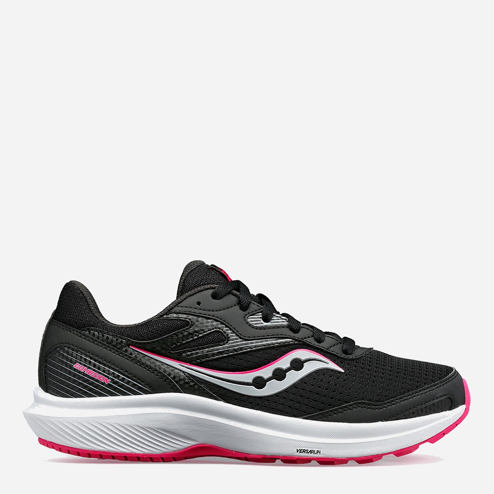 Акція на Жіночі кросівки для бігу Saucony Cohesion 16 10781-10s 38 (7US) 23.5 см Black/Fuchsia від Rozetka