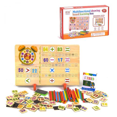 

Деревянная досточка-игра "Математика"