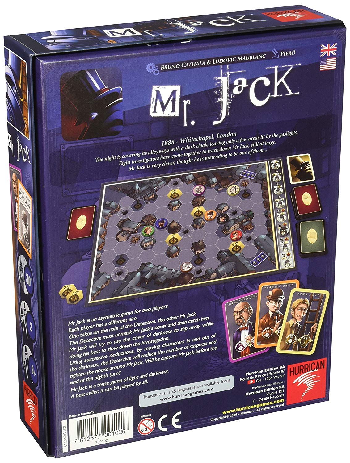 Настольная игра Mr. Jack (мистер Джек в Лондоне) ENG – фото, отзывы,  характеристики в интернет-магазине ROZETKA от продавца: Meeple or Dice |  Купить в Украине: Киеве, Харькове, Днепре, Одессе, Запорожье, Львове