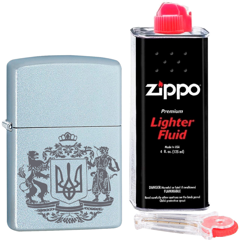 Зажигалка Zippo Герб України!