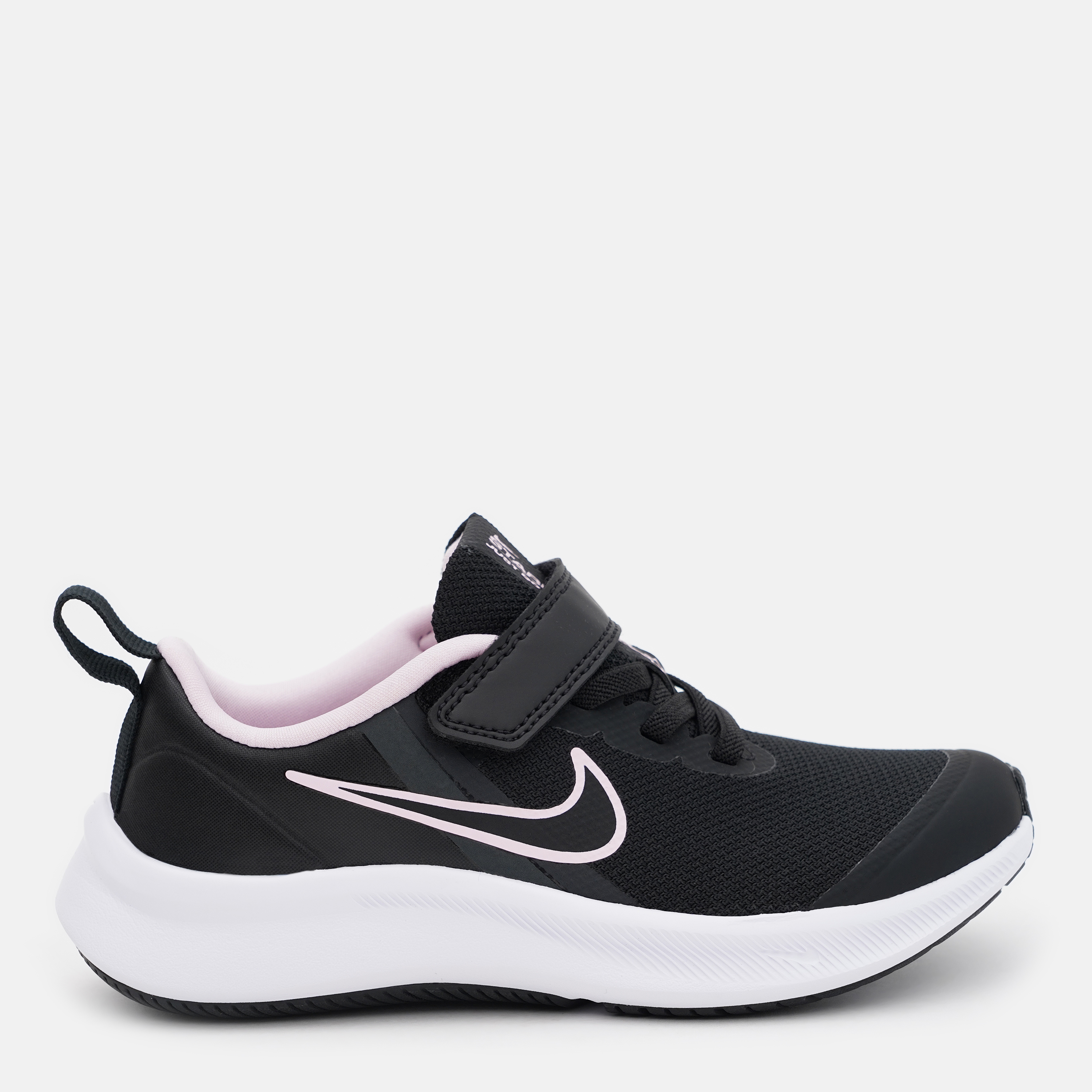 Акція на Дитячі кросівки для дівчинки Nike Star Runner 3 (Psv) DA2777-002 29.5 (12.5C) 18.4 см Black/Dark Smoke Grey/Black від Rozetka