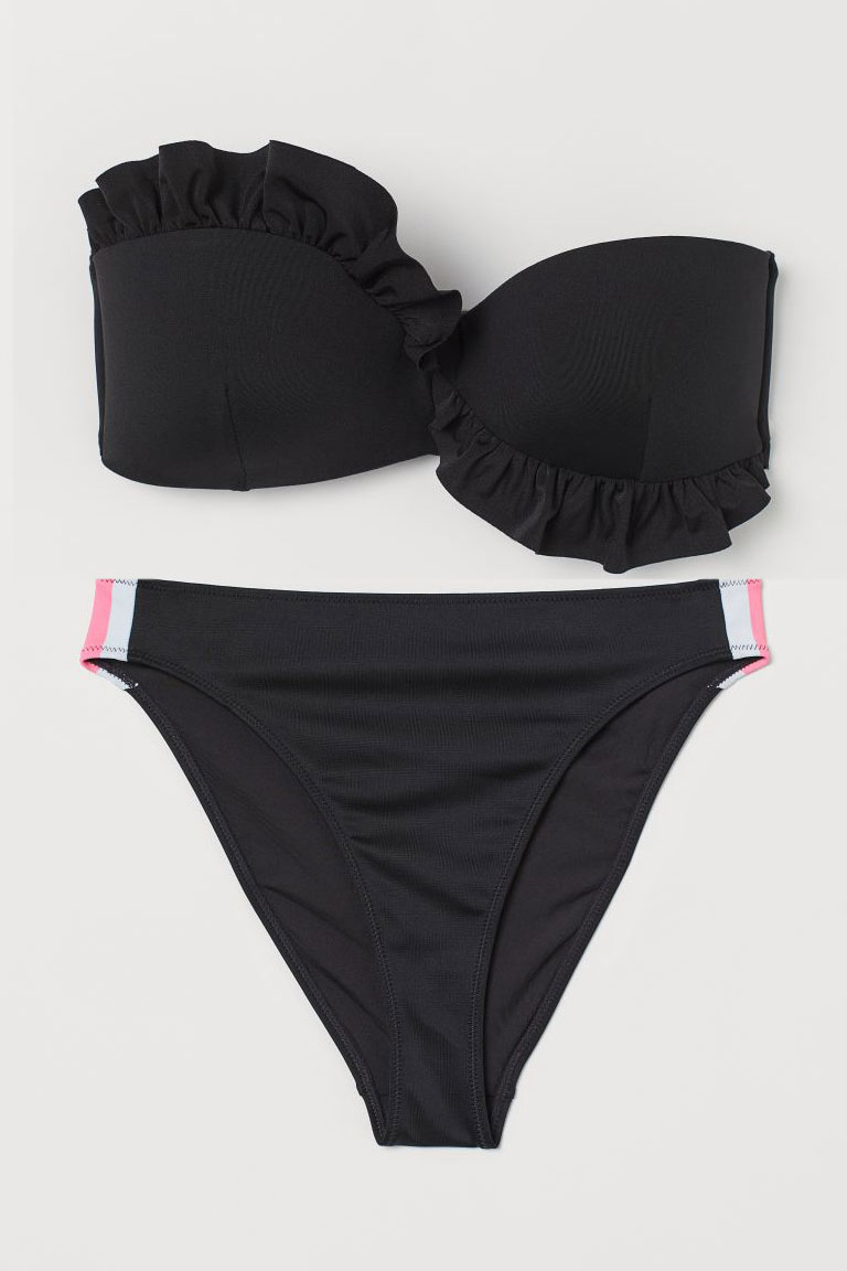 

Купальник раздельный H&M SP69079 38 Черный (P-6910806230395)