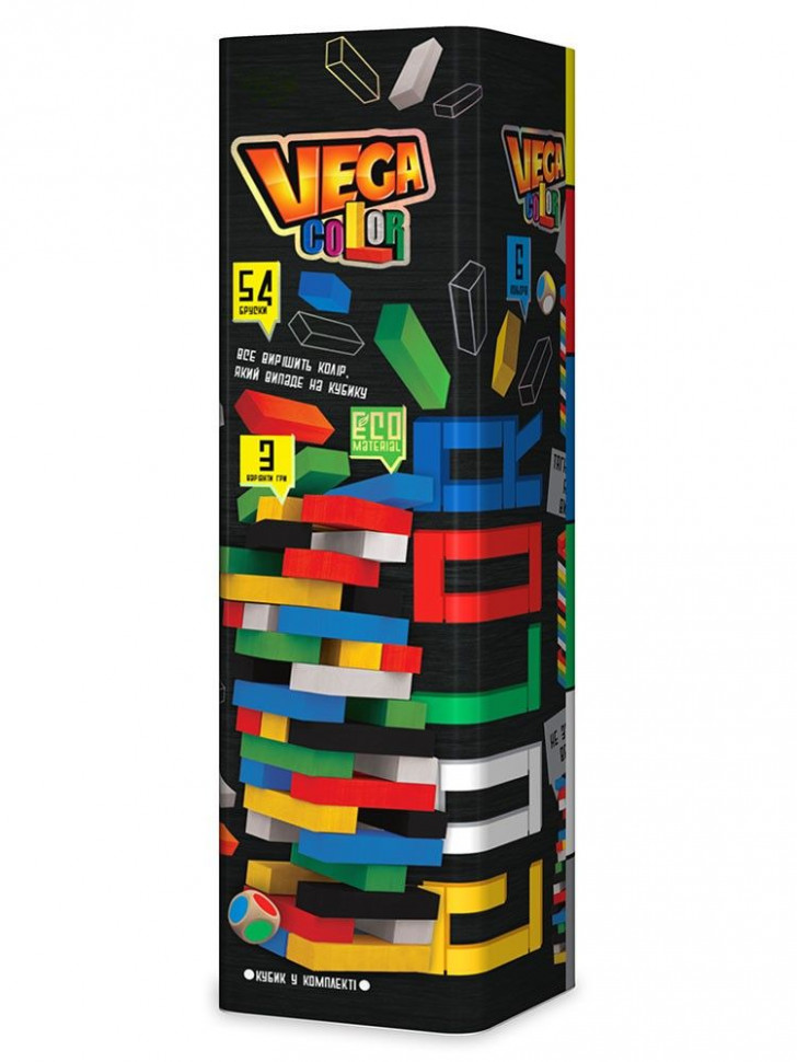 

Розвиваюча настыльна гра VEGA COLOR укр. GVC-01U