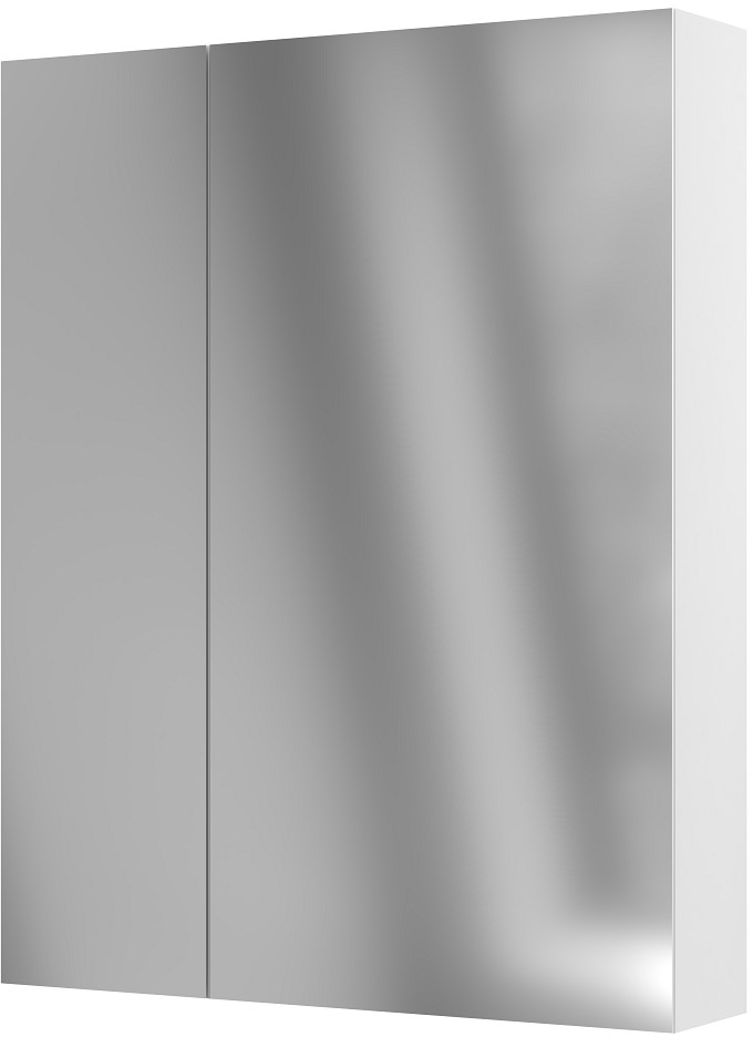 Зеркальный шкаф VAN MEBLES Панорама 60 см правосторонний белый – фото ...