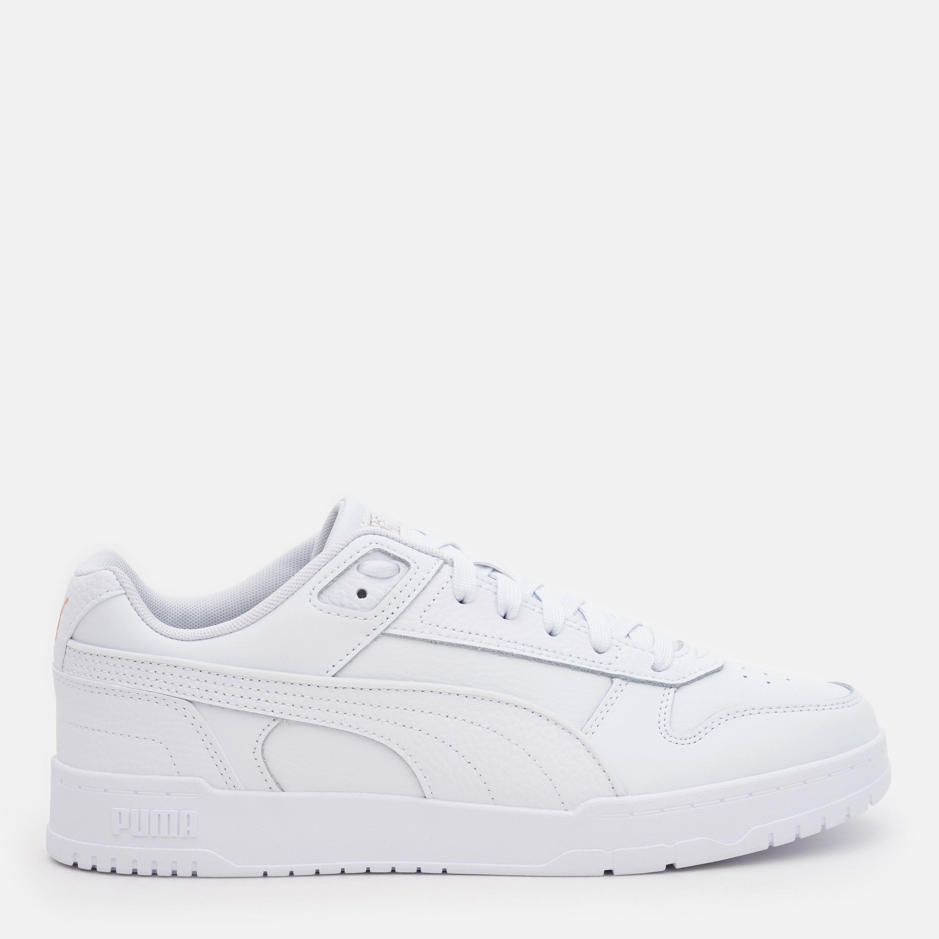 Акція на Чоловічі кеди низькі Puma RBD Game Low 38637302 41 (7.5US) 26.5 см Puma White-Puma White-Puma Team Gold від Rozetka