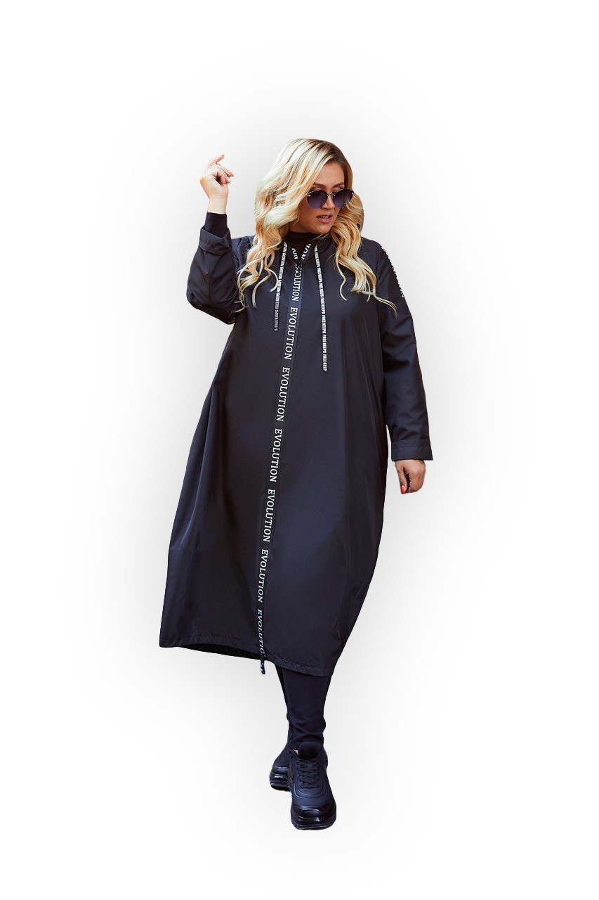 

Плащ Clothes Plus 1218-3 - Черный, Плащ Clothes Plus 1218-3 60-62 Черный