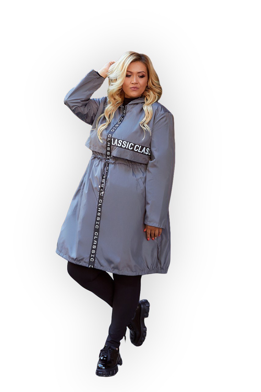 

Плащ Clothes Plus 1139-2 - Серый, Плащ Clothes Plus 1139-2 60-62 Серый