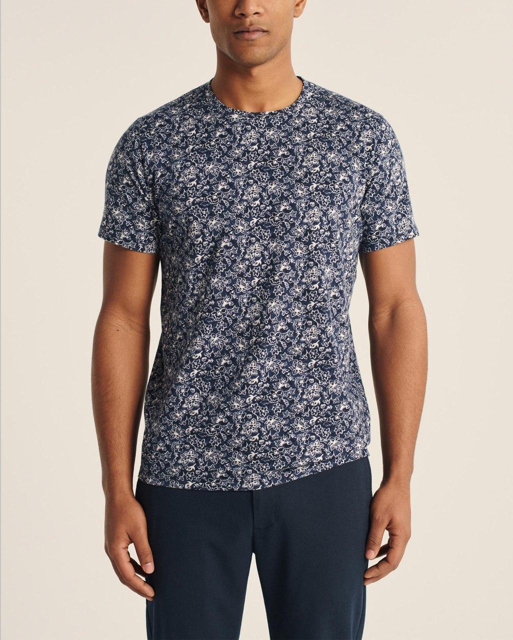 

Футболка Abercrombie & Fitch AF7700M  Темно-синий, Футболка Abercrombie & Fitch AF7700M S Темно-синий