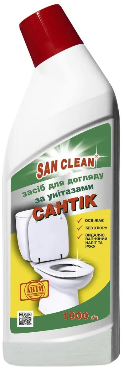 Чистящее средство для унитазов San Clean Сантик Хвоя 1000 г ...
