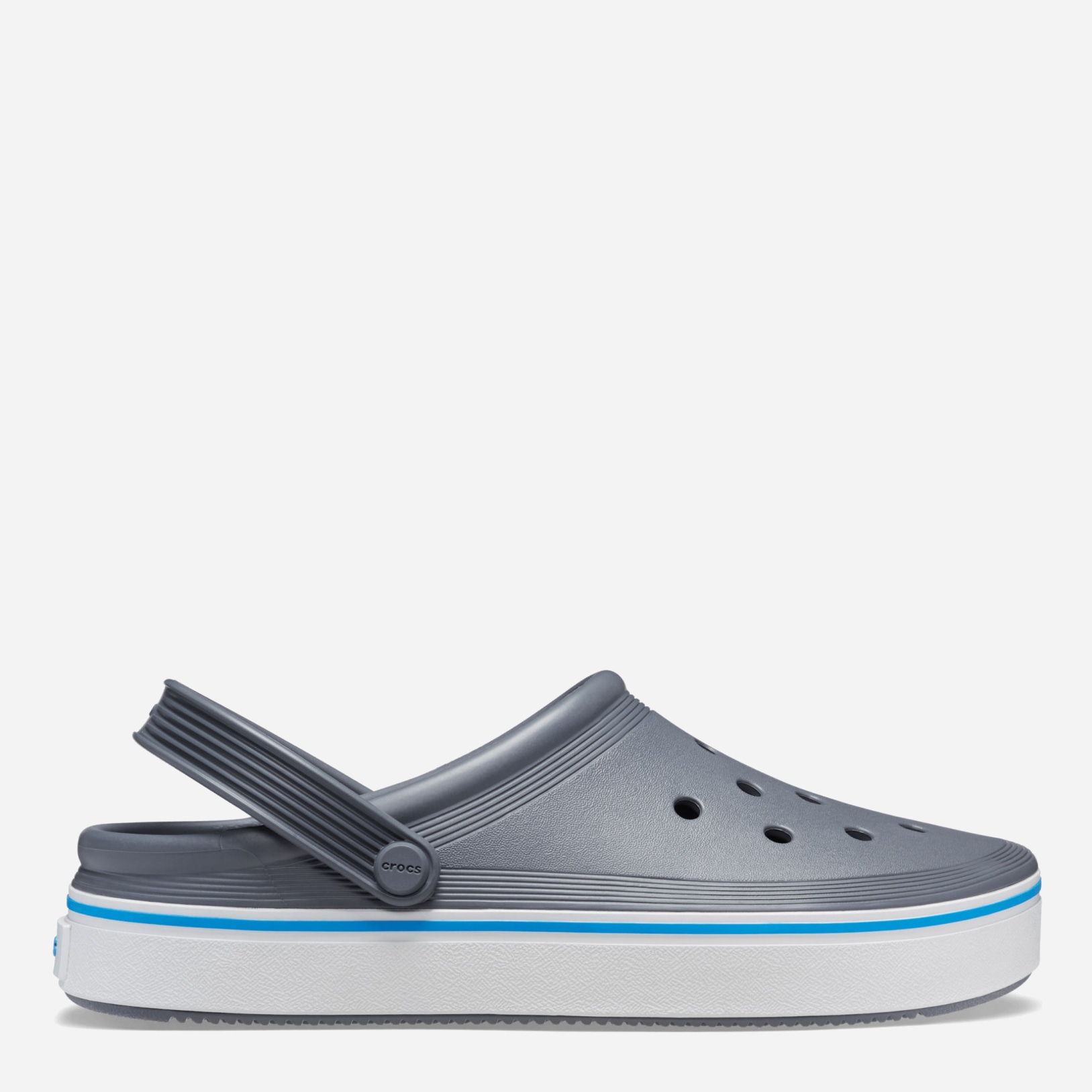 Акція на Жіночі крокси Crocs Crocband Clean Off Court Clog 208371-025 37-38 (M5/W7) 23 см Сірі від Rozetka