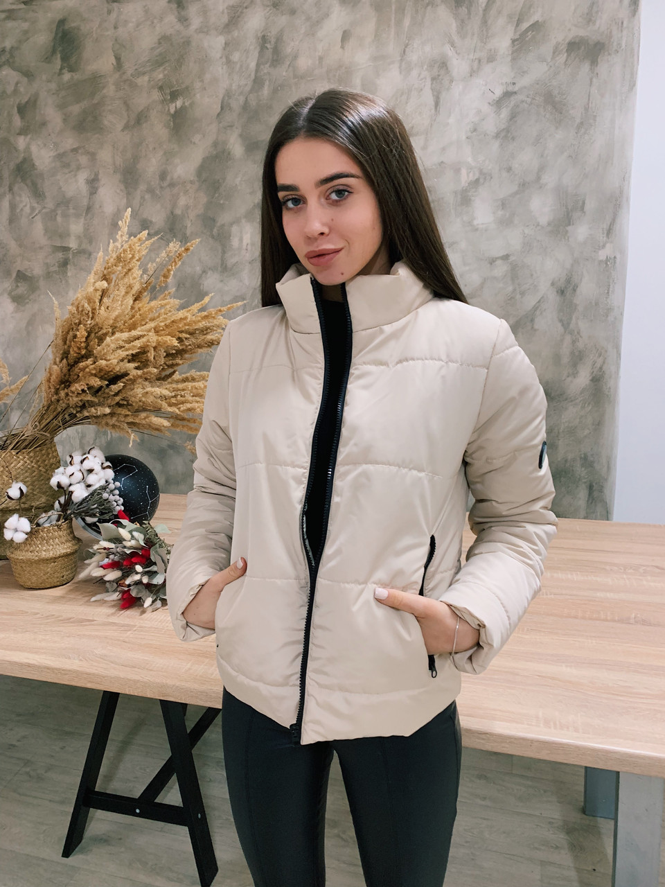 

Демисезонная куртка К&ML 0020 3XL - 4XL ( 54 - 56 ) Бежевый ( 0020 - 06 )