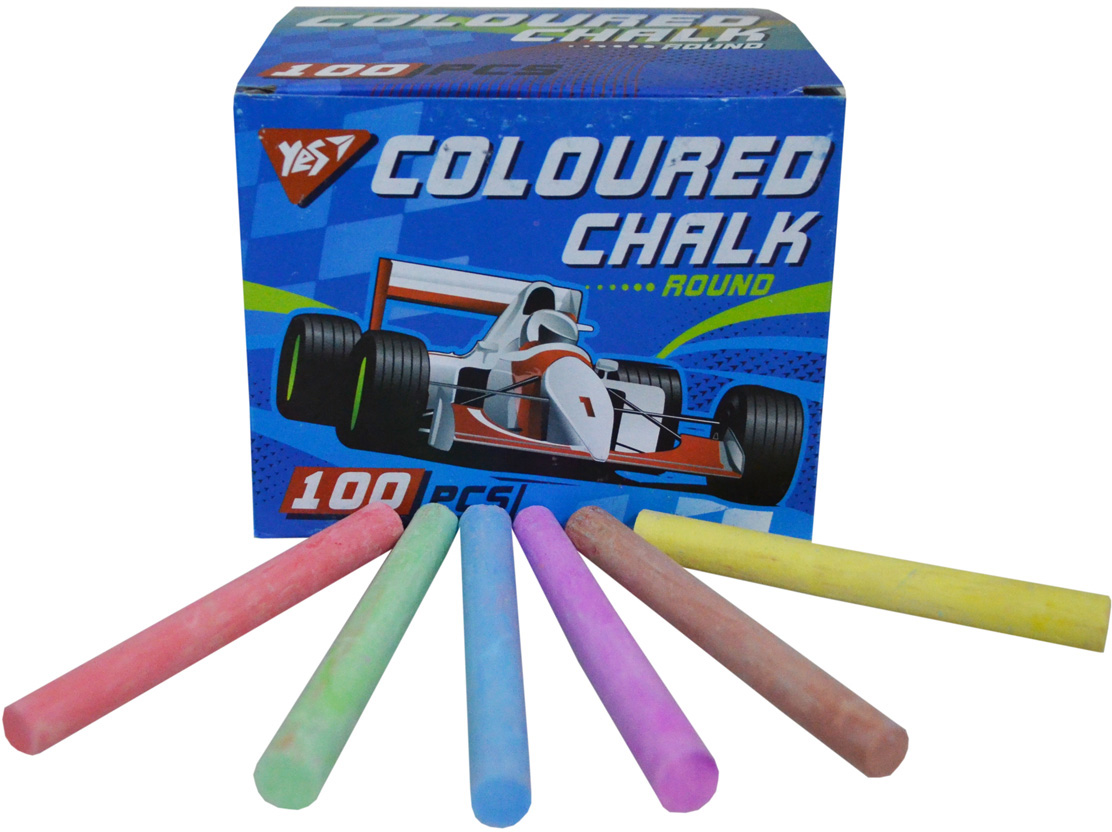 Мел Yes! Full Power Цветной 100 шт (5056137155293) – фото, отзывы ...