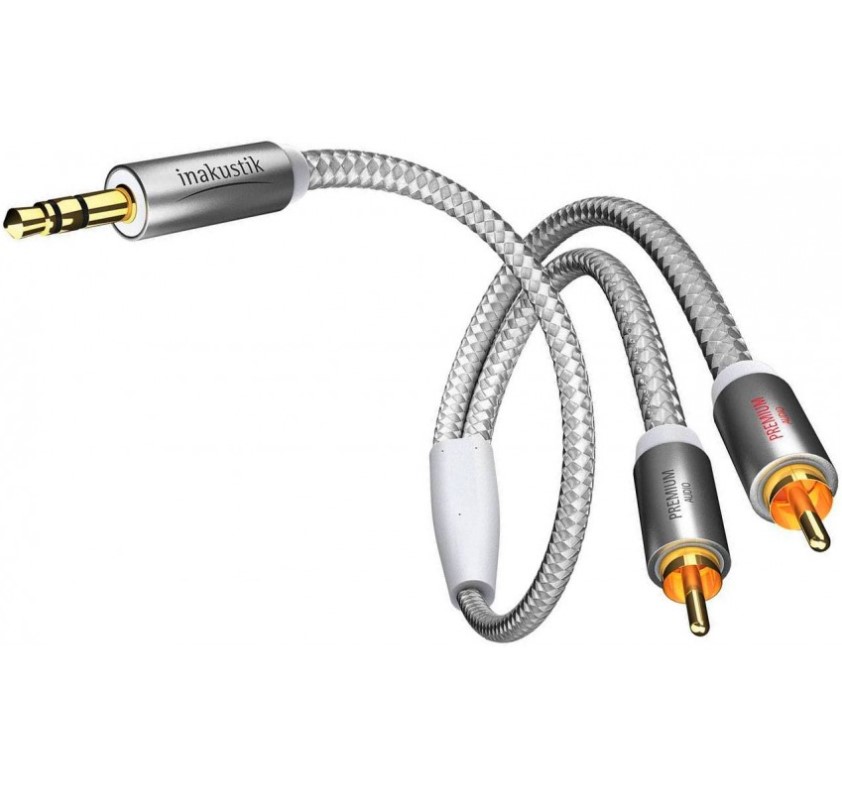 

Интерфейсный кабель Mini Jack—2xRCA Inakustik Premium 5m