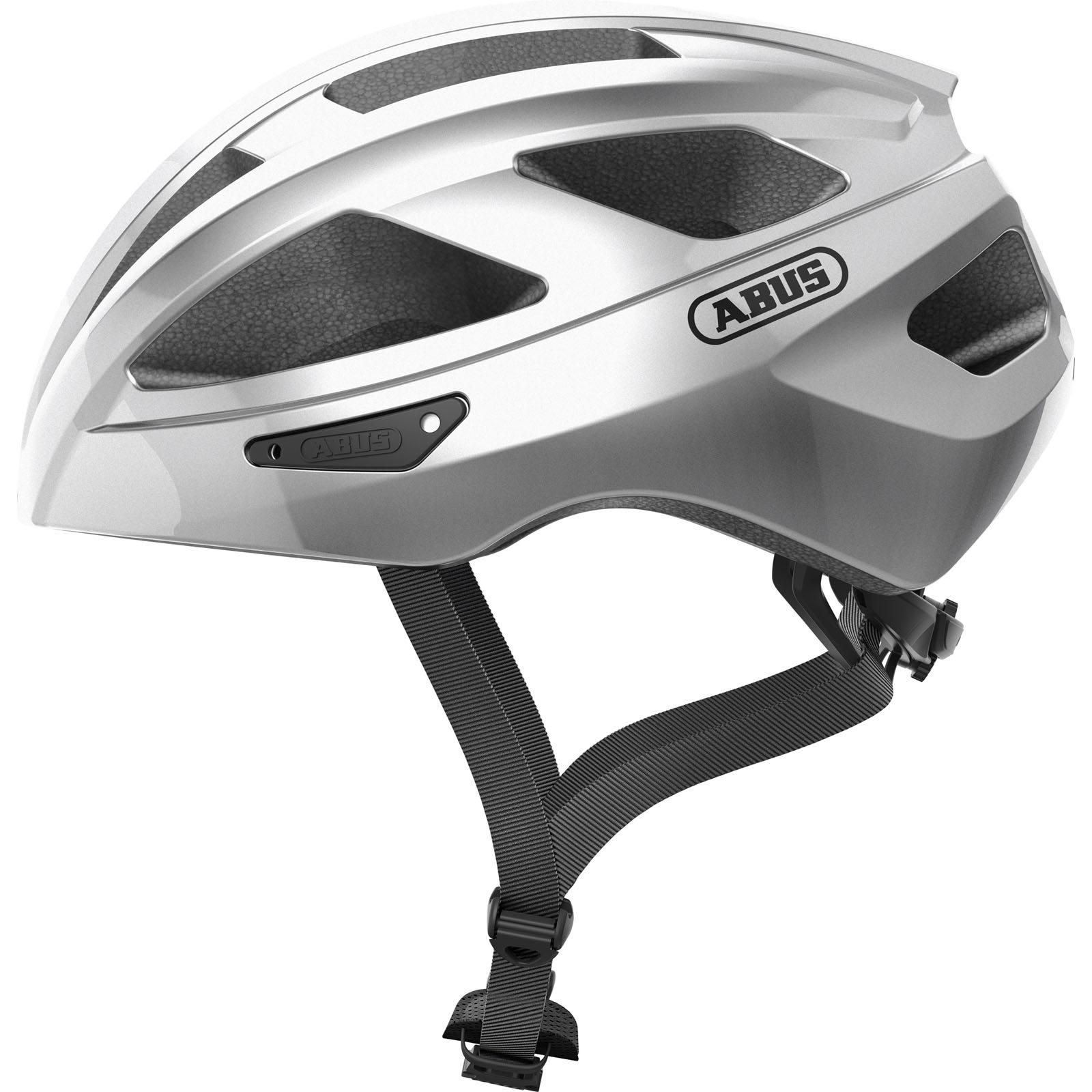 

Шлем велосипедный ABUS MACATOR Gleam Silver M (52-58 см)