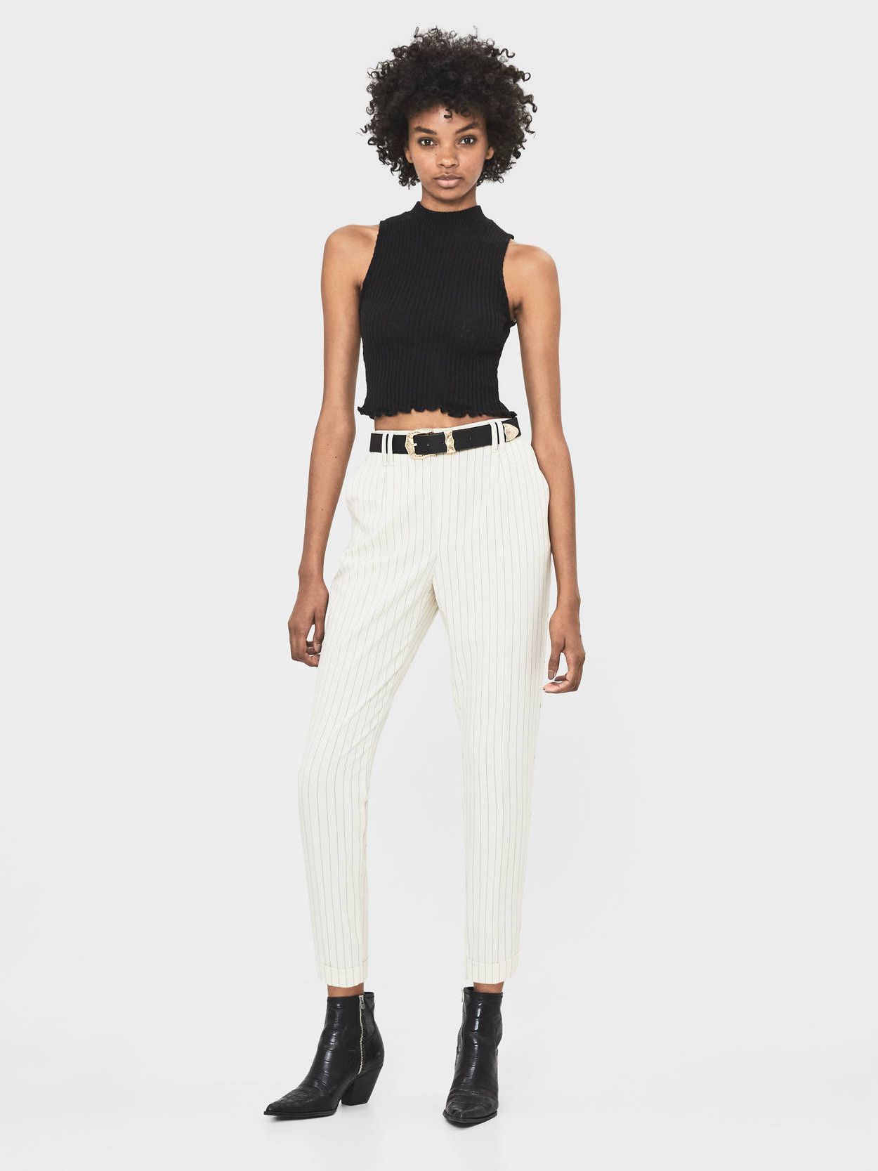 

Брюки Bershka 5085-168-712 XS Молочные