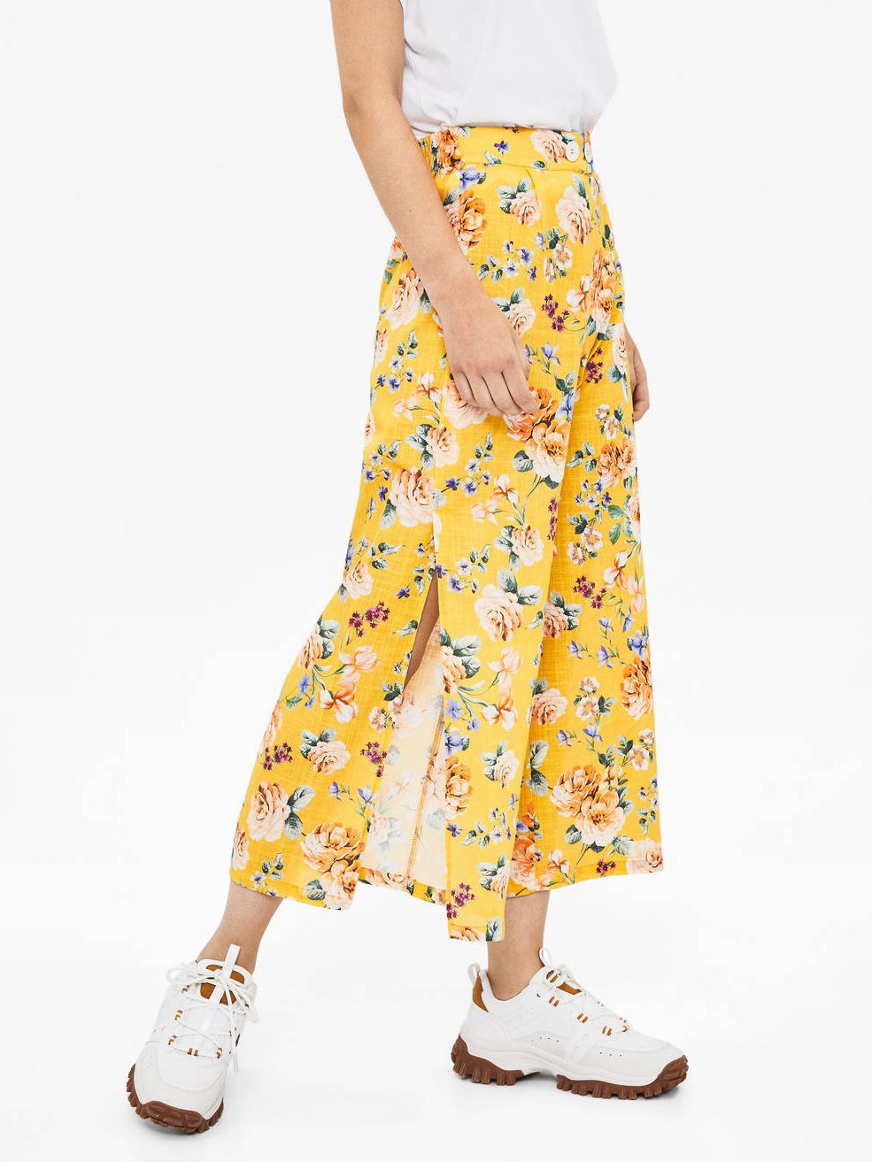 

Брюки Bershka 5675-962-305 XS Желтые