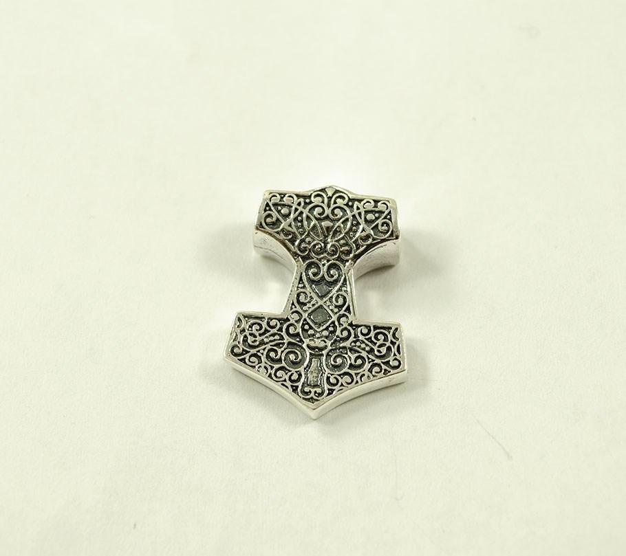 

Кулон оберег молот Тора Maxi Silver 8913