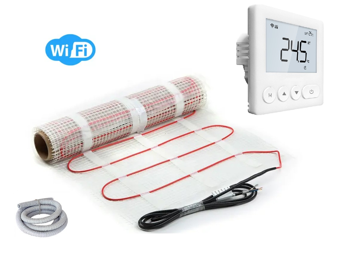 Комплект 4HEAT мат для теплого пола MatKit WiFi-3,5 м2 с ...