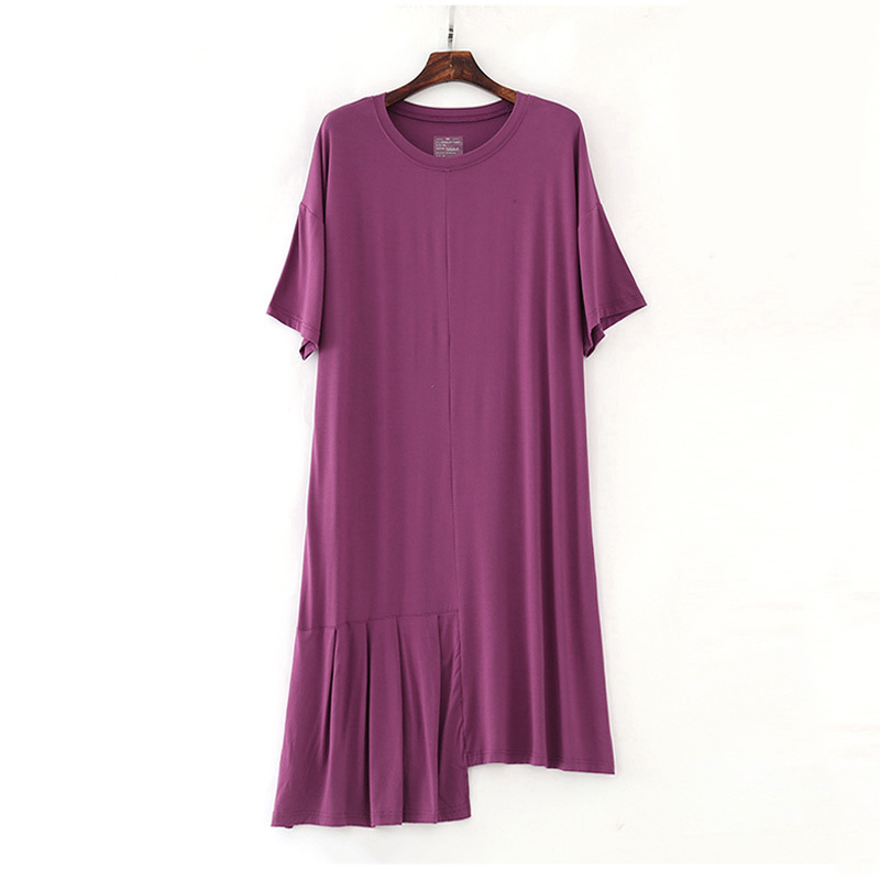 

Платье домашнее женское Asymmetry, бордовый Berni Fashion (One Size) Бордовый