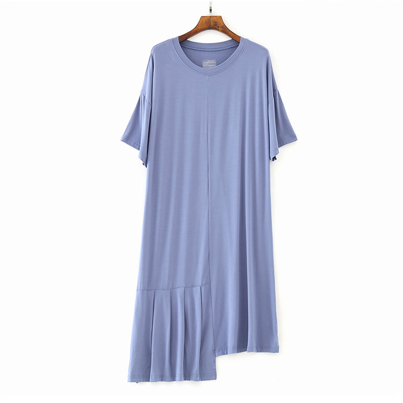 

Платье домашнее женское Asymmetry, голубой Berni Fashion (One Size) Голубой