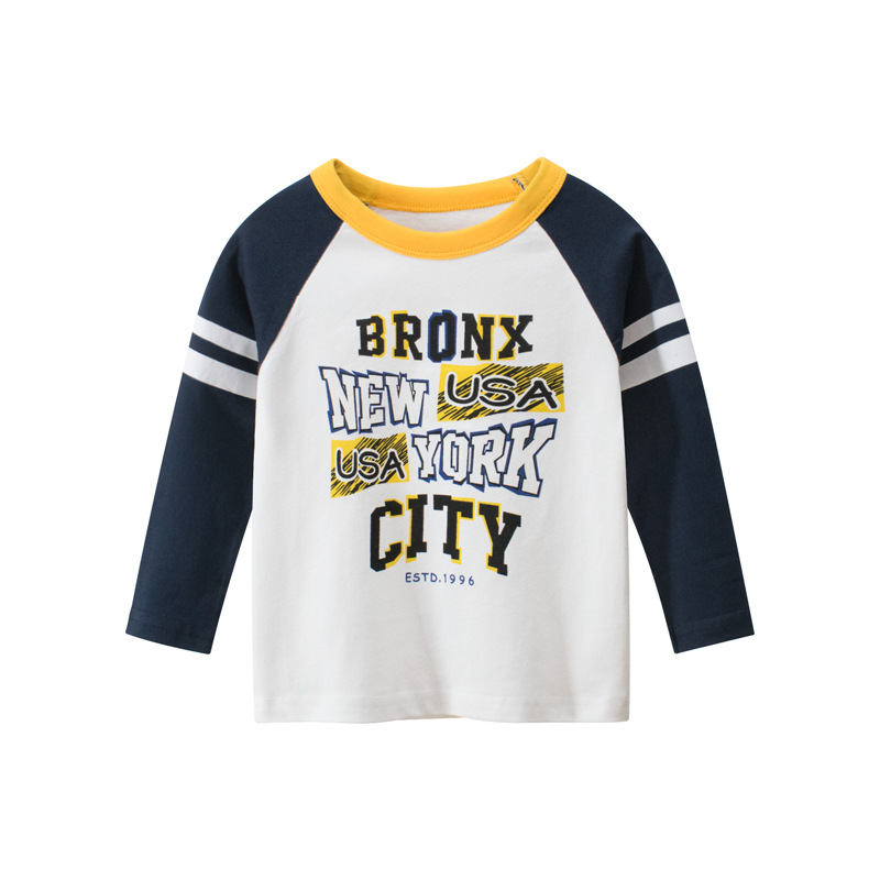 

Лонгслив для мальчика белый с синим Bronx 27 KIDS (140) Белый