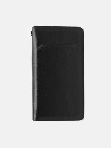 

Мужская кожаная борсетка Palmera K107m106-black Черная